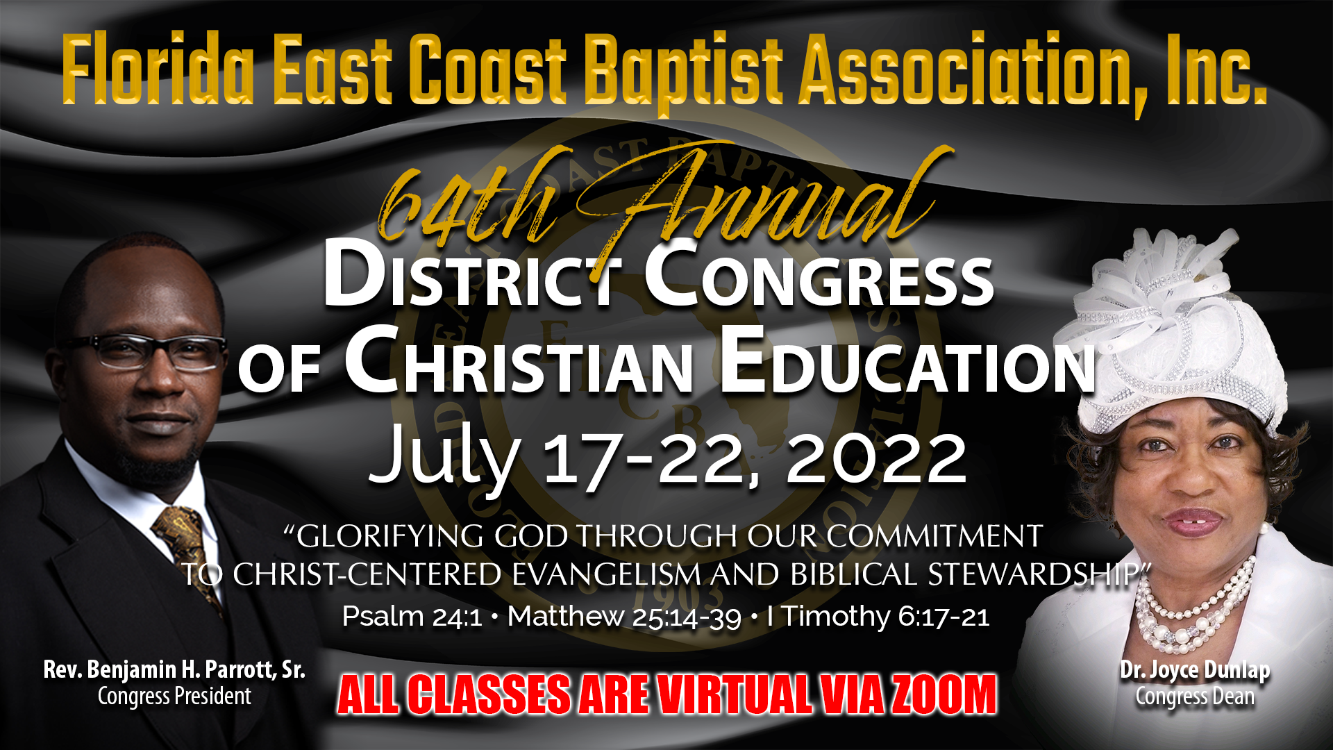 2022 District Congress Of Christian Education Florida East Coast 